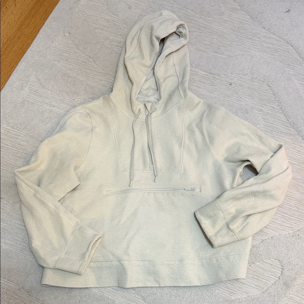 Lululemon -  Cream Hoodie size 4